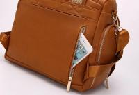 Bolso De Maternidad PU Cuero Grande Con Camión De Cambio Para Bebé Bolsa De Viaje Con Mochila Y Asiento De Carrito - details 9
