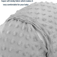 Sábana De Cambio Suave Con Puntos Minky Y Funda Para Almohada De Amamantamiento Para Bebé Niño Y Niña 2PCS Tamaño Medio Material Poliéster - details 7