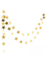 Decoración De Cumpleaños Dorada Para Bebé De Ambos Sexos Con Colgantes De Estrella Y Borlas Adorno Para Escenas De Fiesta - details 3