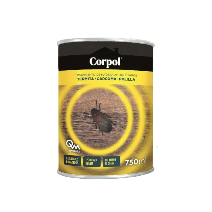 Corpol Insecticida Contra Carcoma, Termita, Polilla - 750 ml - 1