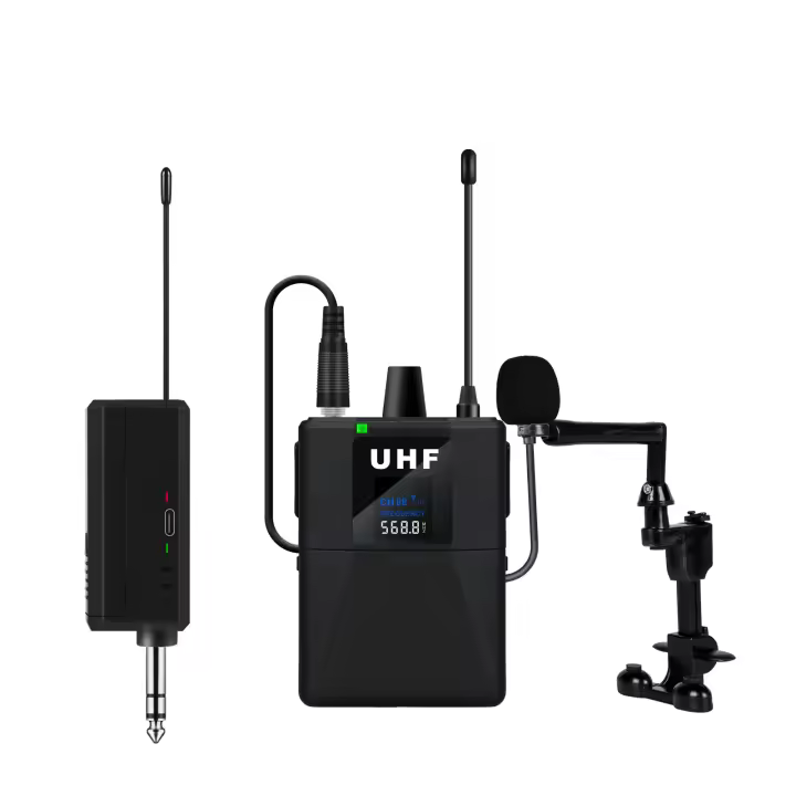 Mini Micrófono De Escote Omnidireccional Para Instrumentos Musicales Violín Micrófono Lavalier Dinámico Para Estudio Profesional - 1
