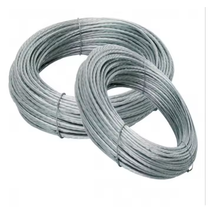 Cable de vientos de acero trenzado, 2 mm, rollos de 25 metros - 1