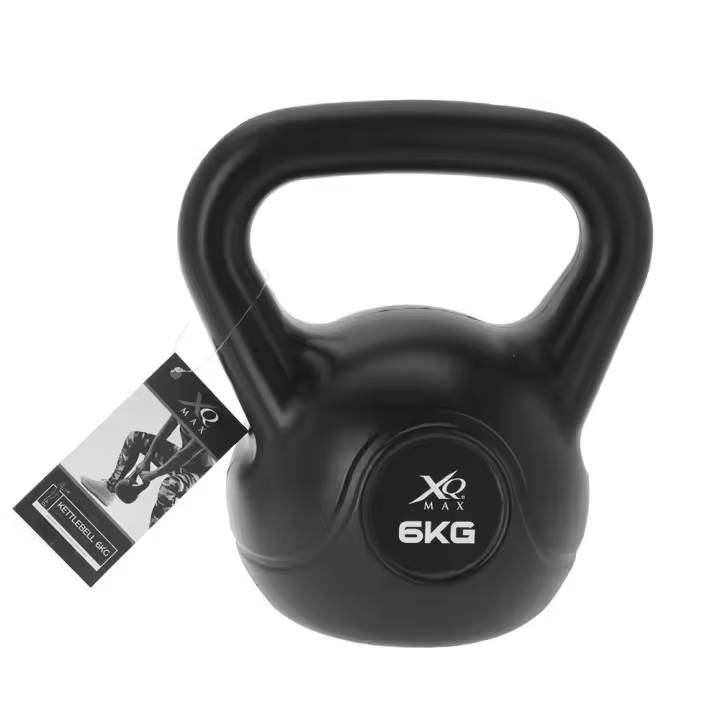 Pesa kettlebell 6 kg negra - 1