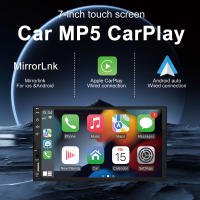 Reproductor Multimedia Para Coche 2Din 7 Pulgadas Pantalla HD Táctil Carplay Android Auto Radio RAIDO USB Bluetooth Cámara Rearmada - details 0