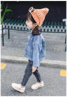 Chaqueta De Denim Para Niñas Primavera Otoño Ropa Infantil De Princesa Dulce Talla Adecuada Para Niñas De 1 a 10 Años - details 5