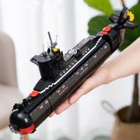 Bloques De Construcción Técnica De Submarino Nuclear Tipo-094 Colección Militar De La Guerra Mundial Juguete DIY Para Niños Regalo De Cumpleaños - details 2