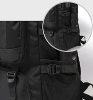 Mochila De Viaje Grande 50L 80L Para Hombre Con Compartimento Para Zapatos Separado Bolsa De Negocios Impermeable Deportes Al Aire Libre Negro Mochilas De Almacenamiento - details 11