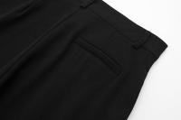 Conjunto De Traje Para Mujer TRAF Con Cuello Colgante Y Chaqueta De Botones Estilo Inglés Pantalones De Cintura Alta Casual - details 35