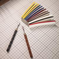 Lápiz De Pintura Para Cuero WUTA Herramienta De Acabado Con Rodillo De Pintura Para DIY Técnica De Pintura De Cuero Accesorios Para Manualidades - details 6