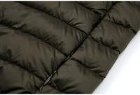 Chaqueta De Pollo Blanca 90% Para Hombres Super Ligera Con Capucha Chaqueta Térmica Casual Cierre De Cremallera Largo Regular - details 13
