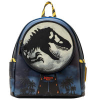 LOUNGEFLY Mochila  Jurassic Park Parque Jurásico hombre mujer  Luna T-Rex Tyrannosaurus Rex  Moon  Backpack GITD Brilla en la Oscuridad - details 0