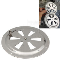 Grille De Ventilación Ajustable De 125mm En Acero Inoxidable Accesorios Marinos Grille De Esguiche Redondo Para Ventilación Y Exhaustror - details 1