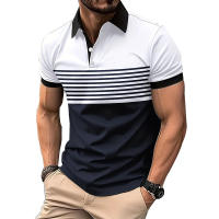 Camisa Polo Hombre Verano Ajustada Manga Corta Deportiva Casual Con Botones Estampado 3D Digital Smart Casual Polyester - details 9