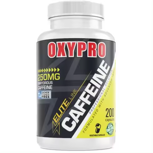 OXYPRO® Nutrition – Cafeina 250 mg - 200 cápsulas vegetales - 1