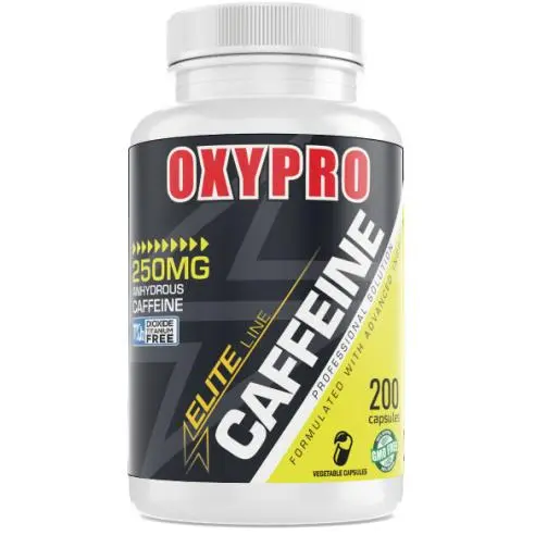 OXYPRO® Nutrition – Cafeina 250 mg - 200 cápsulas vegetales - 1