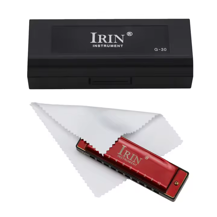 IRIN Armónica De 10 Agujeros 20 Tonos Con Estuche Organ De Bocina Para Jazz Y Música Adultos Y Niños Principiantes Regalo Musical - 1