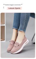 Zapatillas Casuales Para Mujer 2025 Suela Gruesa Transpirable De Malla Cómodas Y Asequibles Con Envío Gratis - details 1