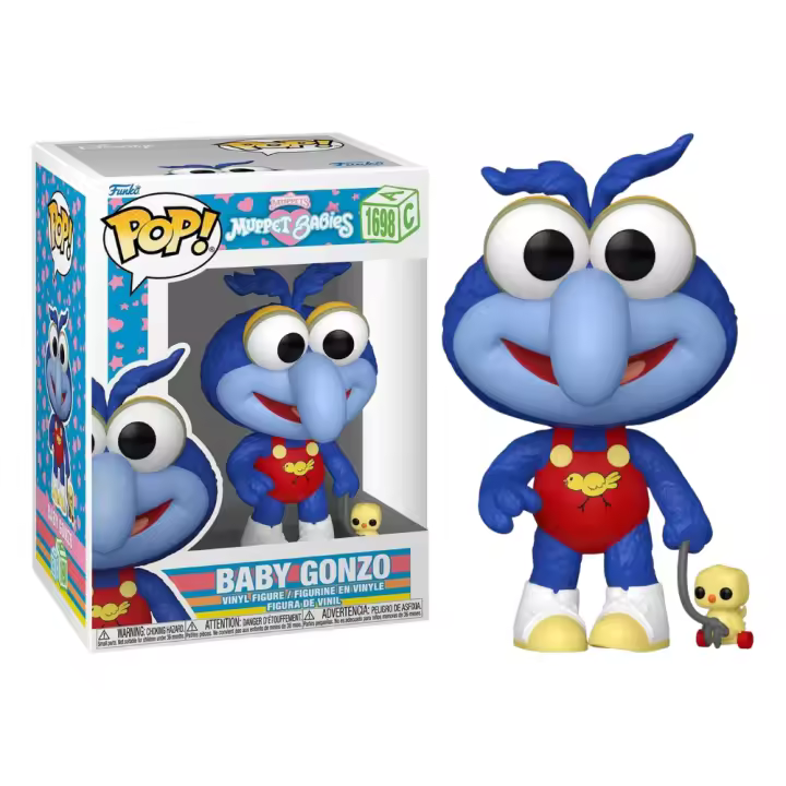 FUNKO POP! DISNEY: MUPPET BABIES - BABY GONZO, 90466, Nº 1698, TIENDA CON LICENCIA OFICIAL, ENVIO 24-48 HORAS PENÍNSULA, FIGURA, CABEZÓN, MUÑECO, JUGUETES, TELEÑECOS, MARIONETAS, DIDÁCTICO - 1