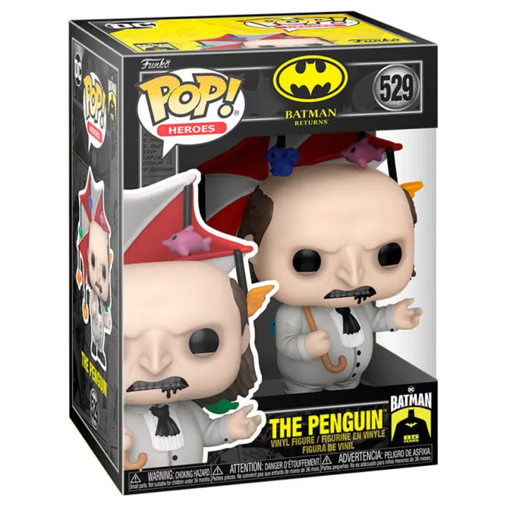 Figura Pop Dc Comics Batman Retuns The Penguin-Figura de Vinilo Coleccionable - Idea de Regalo- Mercancia Oficial - Juguetes para Niños y Adultos - Movies Fans - Muñeco para Coleccionistas y Exposición - 1