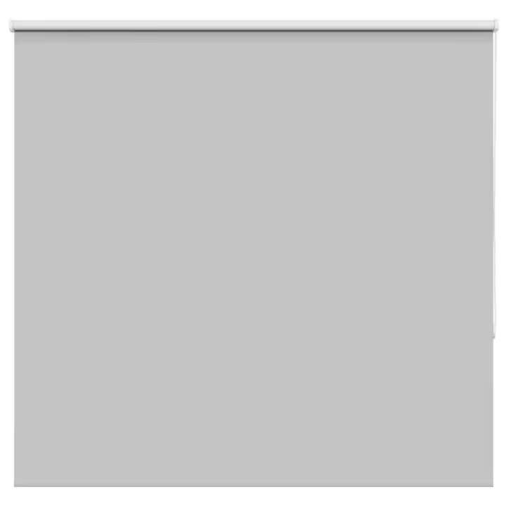 vidaXL Estor Enrollable Opaco gris claro 160x130 cm Tela Ancho 156,6cm - 1