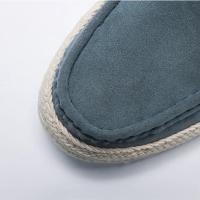 Zapatos Casuales Para Hombre Ligeros Y Transpirables Zapatillas De Caminar Antideslizantes Para Conducir Comodidad En Corduroy EVA Caña De Madera Material De Suela De Goma - details 3