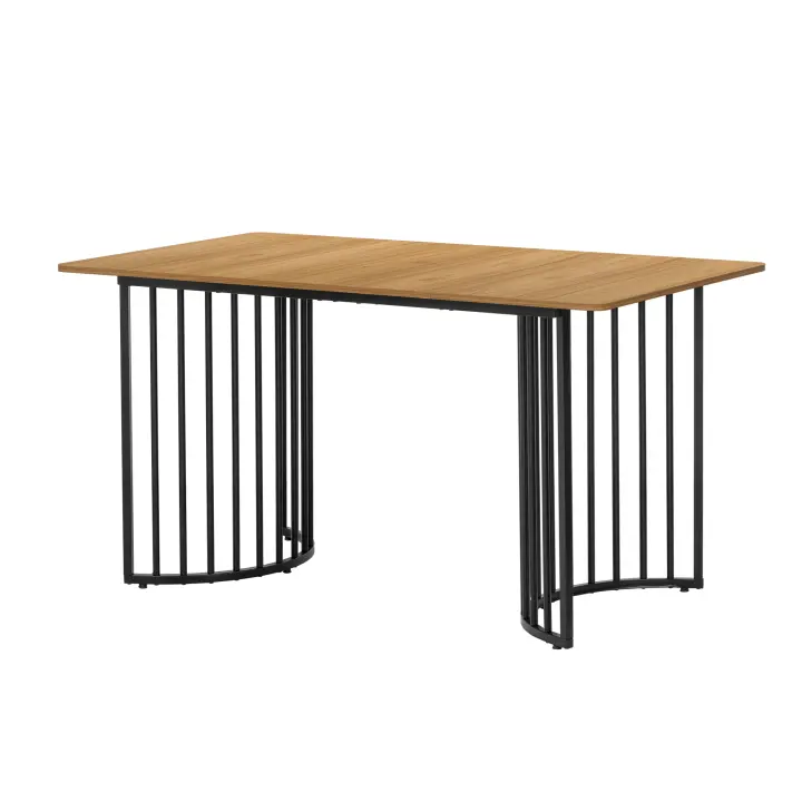 Mesa de Cocina Moderna de Madera | Dimensiones 140x80 cm | Capacidad para 4 personas | Versátil para Cocina - 1