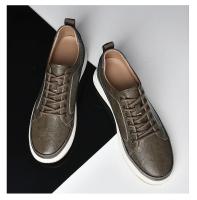 Zapatos De Cuero Para Hombre Con Alturas Aumentadas Suela De 6cm Casual Cómodos Elevador Comodidad Tamaño True Fit - details 25