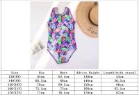 Traje De Baño Unipersonal Para Niñas Con Estampado De Leopardo 8-12 Años Moda Verano Ropa De Playa Exterior Para Niñas - details 1