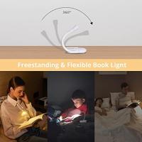 Lámpara De Lectura Para Libros LED Recargable Con Iluminación Nocturna Clip En Cama 3 Colores Brillo Sin Limites Luz De Lectura - details 3