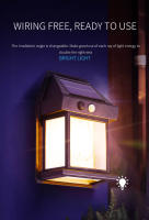 Lámpara De Pared Solar Potente Con Sensor De Movimiento LED 3 Modos De Iluminación Para Jardín Porche Calle Camino Farol Solar - details 1