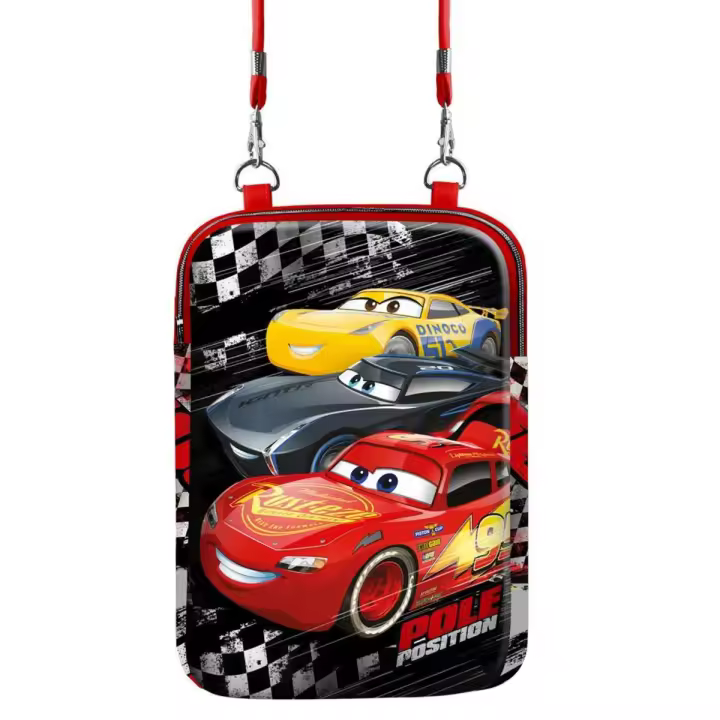 Cars 3 Pole-Bandolera Tablet, Negro - 1