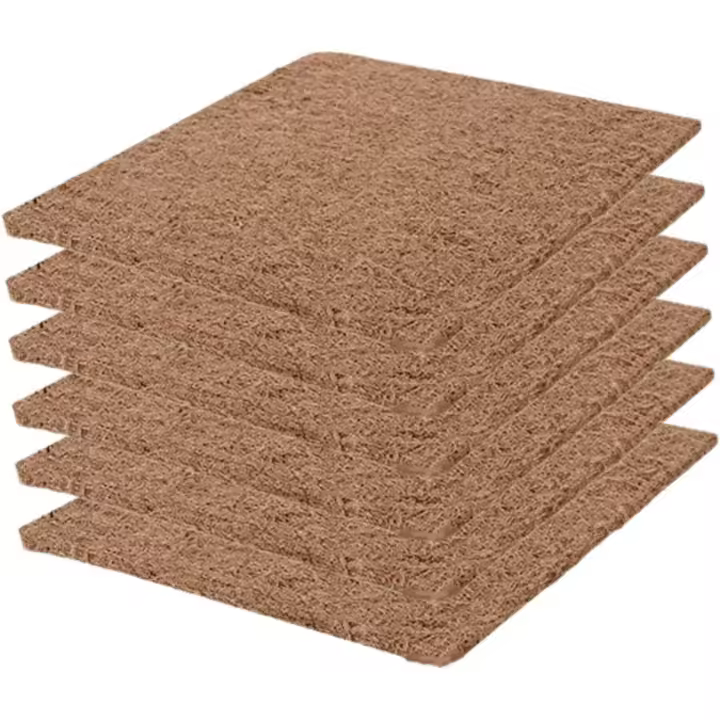 6 alfombrillas para nido, almohadillas para caja nido de gallina, fibra de coco cómoda, suministros reutilizables para aves de corral, alfombrillas lavables para gallinas ponedoras, gallinero para mascotas, jardín, césped, interior y exterior, 20 x 2 - 1