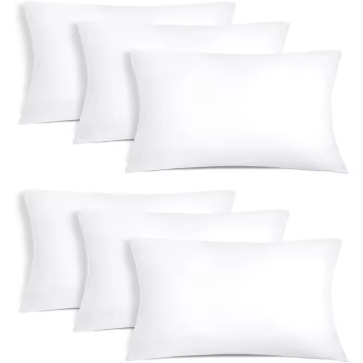 Relleno de Cojín de Fibra Hueca Siliconada de Alta Recuperación 2/4/6 Unidades, Suave, Mullido, Antialérgico. Cojín Decorativo para Casa, Dormitorio, Salón o Coche. (30x50cm) - 1