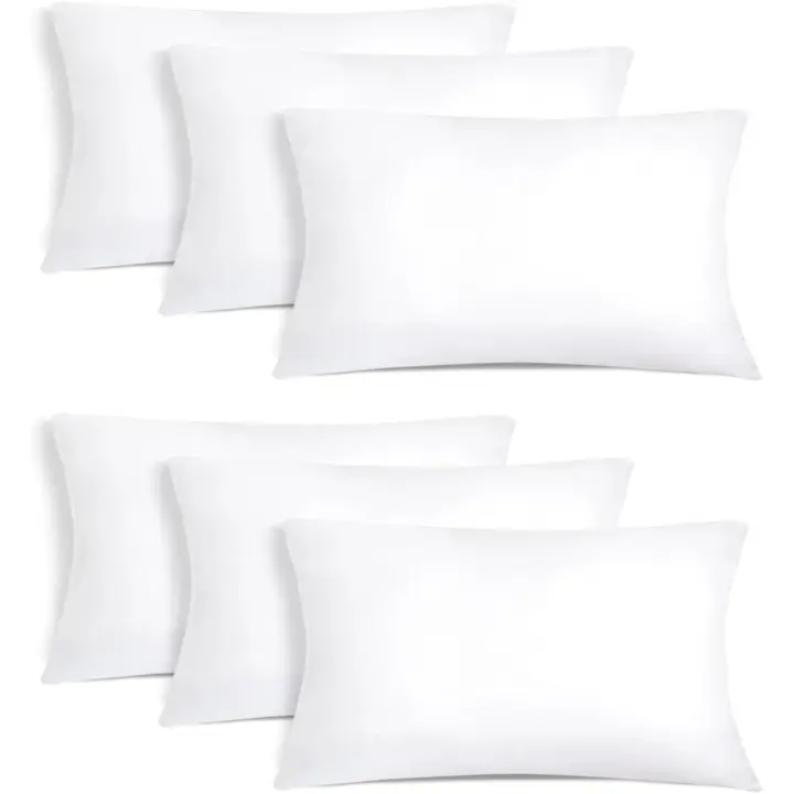Relleno de Cojín de Fibra Hueca Siliconada de Alta Recuperación 2/4/6 Unidades, Suave, Mullido, Antialérgico. Cojín Decorativo para Casa, Dormitorio, Salón o Coche. (30x50cm) - 1