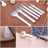 Kit De Herramientas Para Manualidades En Cuero Profesional Set De Reparación Y Costura Manual Con Puntas Y Grabador Para Trabajo De Grabado Y Sujeción - details 7