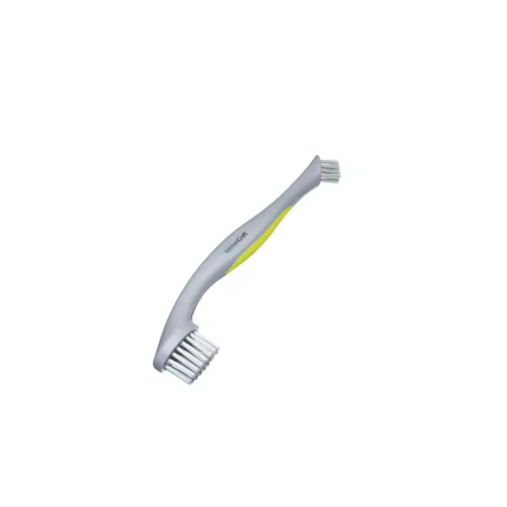 KitchenCraft – Cepillo de Limpieza 2 en 1 de Plástico, Gris, 28 cm - 1