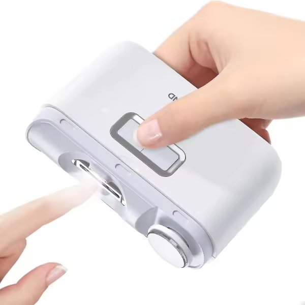 Cortadora de uñas eléctrica Cortadora de uñas automática y pulidora Cortadora de uñas recargable inalámbrica 2 en 1 con luz LED Cortadora de uñas segura - 1