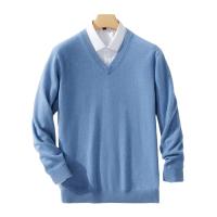 Suéteres De Lana Para Hombre V-Neck Oveja Cashmere Calidad Superior Abrigo Casual Otoño Primavera Ropa De Mujer - details 15