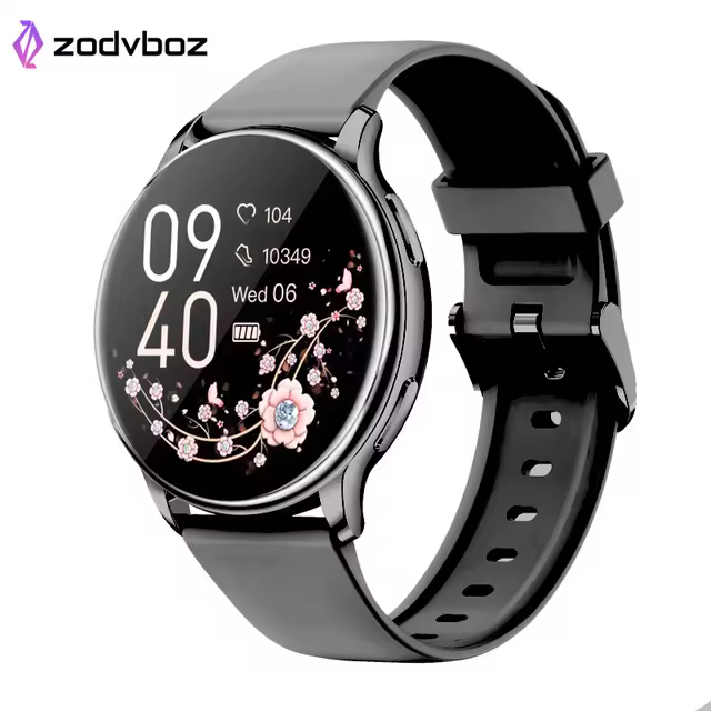 Reloj inteligente con Bluetooth para hombre y Mujer, pulsera con Dial personalizado, control de pacpo cardiaco, Llamadas, para Android y IOS, 2023 - 1