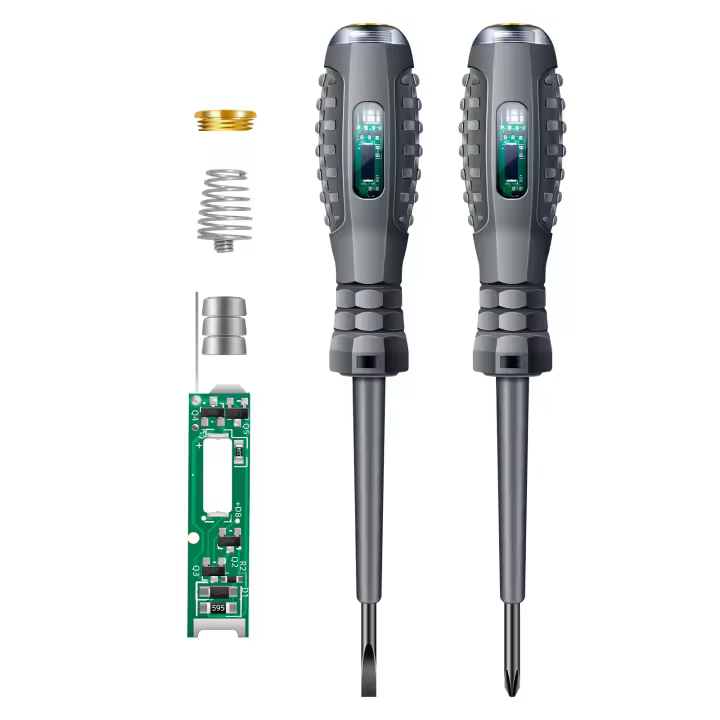 ANENG B05 2Pcs Destornillador Eléctrico Multiusos Para El Hogar Con Indicador Herramienta Para Electricistas Destornillador Magnético De Batería - 1