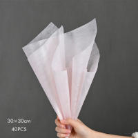 40Pcs Papel De Embalaje Para Flores De Algodón Decoración De Regalos Para Bodas Cumpleaños Fiesta De San Valentín Regalo De Aniversario Papel De Embalaje De Hojas De Flores - details 9