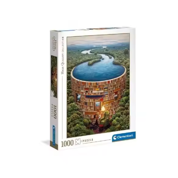 PUZZLE 1000-PIEZAS BIBLIODAME CLEMENTONI - 1
