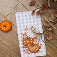 Toallas De Cocina De Otoño 2Pcs Toallas De Mano Estacionales Para Agradecimiento Toallas De Microfibra Toallas De Harina - details 20