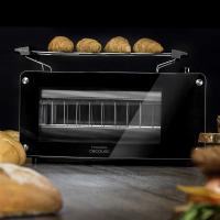 Tostadora VisionToast 1260W, 2 Tostadas, Ventanas de Cristal, Ranura XL, 7 Niveles de Tostado Cecotec - details 1