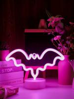 Lámpara De Mesa Decorativa LED Neón Batalla USB O Batería Para Ambiente De Halloween Decoración Para Dormitorio Y Juego Decorativa Luz De Mesa Regalo - details 5