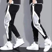 Pantalones Deportivos Casuales Para Hombre Con Bolsillos Y Estampado Cintura Elástica Secado Rápido Para Entrenamiento De Baloncesto Y Correr - details 2