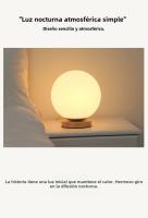 Lámpara De Noche LED RGB Cambiante USB Recargable Para Mesa Luz De Dormitorio Oficina Sala De Estar Iluminación Doméstica - details 1