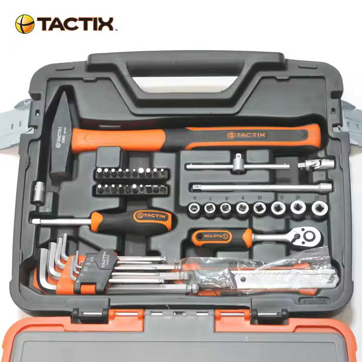 ORION91 MALETIN HERRAM MANO+ACCESORIOS 53 PIEZAS ALTA CALIDAD MARCA TACTIX - 1