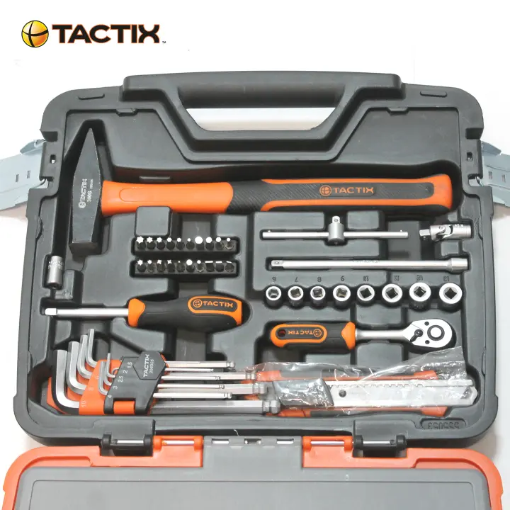 ORION91 MALETIN HERRAM MANO+ACCESORIOS 53 PIEZAS ALTA CALIDAD MARCA TACTIX - 1