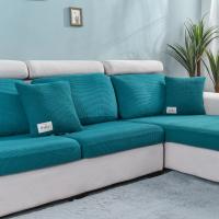 Funda De Sofá Elástica Gruesa En Color Sólido Protector De Muebles Para Sala De Estar Funda De Cojín De Sofá Desmontable - details 34